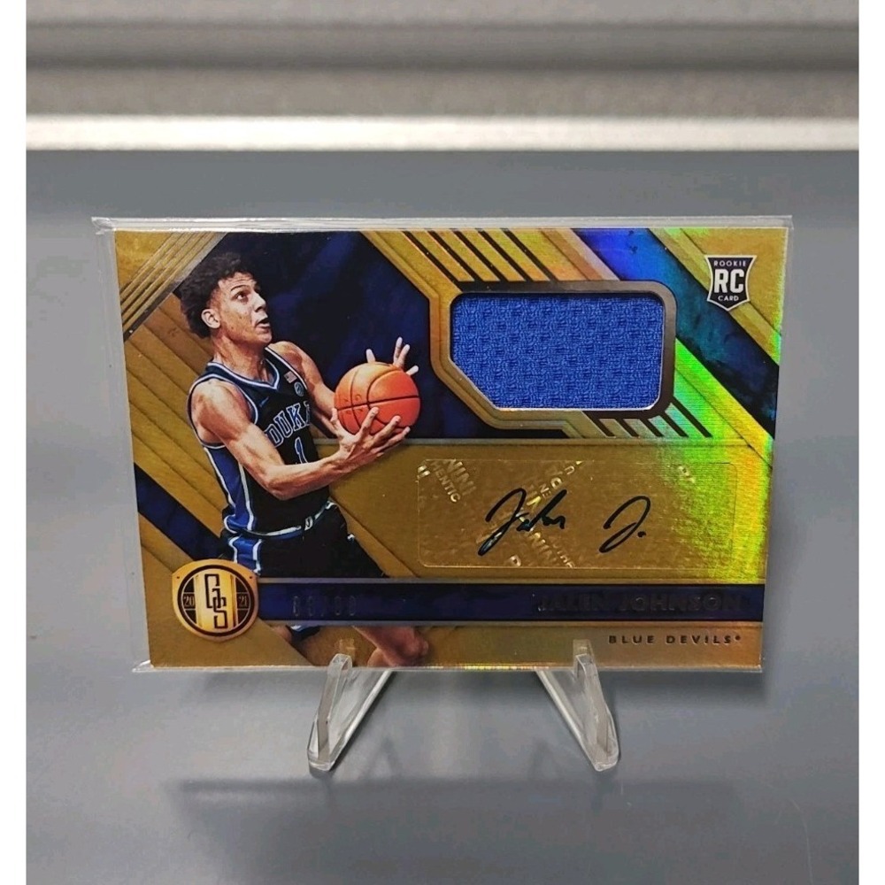 2021 Panini Chronicles Gold Standard Jalen Johnson Rookie Auto /99 GS-JJO Duke